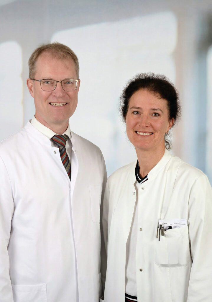 Ausgezeichnete Top-Mediziner der Phlebologie (Venenheilkunde), Dr. Barbara Strohmann und Prof. Markus Stücker,